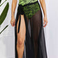 MARINA WEST SWIM Beach Is My Runway Mesh Wrap Maxi Cover-Up Skirt at Bella Road