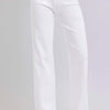 RISEN High Waist Straight Jeans - White