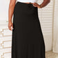 DOUBLE TAKE Full Size Soft Rayon Drawstring Waist Maxi Skirt Rayon at Bella Road