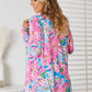 DOUBLE TAKE Floral Open Front Long Sleeve Cardigan at Bella Road