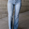 High Waist Bootcut Jeans | Petite - Medium