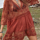 BELLA ROAD Lace Detail Plunge Cover-Up Dress at Bella Road