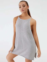 BELLA ROAD Round Neck Spaghetti Strap Sleeveless Cover Up at Bella Road