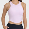 Millennia Round Neck Racerback Active Tank - Blush Pink