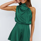 Turtleneck Sleeveless Romper