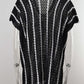 BELLA ROAD Slit Openwork Striped V-Neck Cover-Up at Bella Road