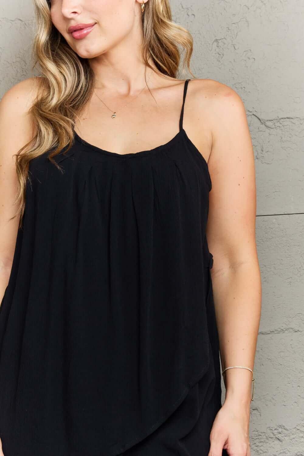 NINEXIS Hang Loose Tulip Hem Cami Top at Bella Road