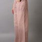 Stylish gradient wide leg pants showcasing decorative details and a relaxed fit, perfect for making a fashion statement.