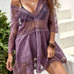 BELLA ROAD Lace Detail Plunge Cover-Up Dress at Bella Road