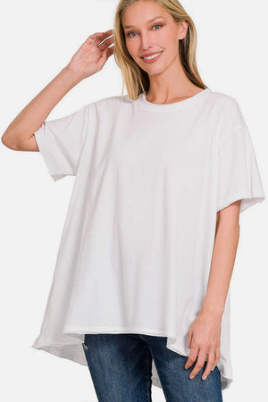 ZENANA Round Neck Short Sleeve T-Shirt at Bella Road