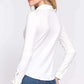 ACTIVE BASIC Long Sleeve Front Pocket DTY Brushed Shirt at Bella Road