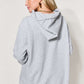 SIMPLY LOVE Full Size PARIS Long Sleeve Drawstring Hoodie at Bella Road