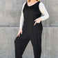 DOUBLE TAKE Full Size Sleeveless Straight Jumpsuit at Bella Road