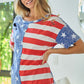 American Flag Theme Short Sleeve T-Shirt