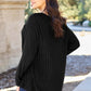 Ribbed Round Neck Long Sleeve Knit Top