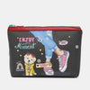 Nicole Lee USA Printed Large Cosmetic Pouch - Enjoy Every Moment