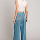 COTTON BLEU Striped Smocked Cover Up Pants at Bella Road