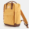 Himawari Waterproof Canvas Backpack Bag with Side Pockets - Yellow