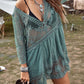 BELLA ROAD Lace Detail Plunge Cover-Up Dress at Bella Road