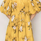 HYFVE Floral Puff Sleeve Tiered Dress at Bella Road