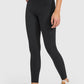 Black Millennia High Waist Ankle-Length Yoga Leggings, perfect for stylish workouts and yoga sessions.