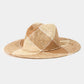 FAME Contrast Straw Braid Hat at Bella Road