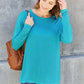 Round Neck Dropped Shoulder T-Shirt