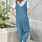 DOUBLE TAKE Full Size Sleeveless Straight Jumpsuit at Bella Road