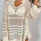 BELLA ROAD Cutout Notched Long Sleeve Cover-Up at Bella Road