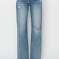 High Waist Distressed Wide Leg Risen Jeans - Stylish, Modern, and Edgy Denim Fashion