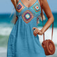 Cutout V-Neck Cover-Up Dress