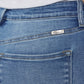 Close-up of Cat's Whiskers High Waist Jeans showcasing back pocket design and denim detail.