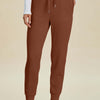 Air Scuba Drawstring High Waist Joggers - Caramel