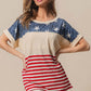 American Flag Theme Short Sleeve T-Shirt