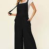 Sleeveless Wide Leg Jumpsuit | Full Size - Black