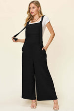 DOUBLE TAKE Full Size Sleeveless Wide Leg Jumpsuit at Bella Road