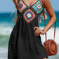 Cutout V-Neck Cover-Up Dress