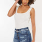 KANCAN Distressed Button Fly Denim Shorts at Bella Road