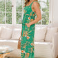 ODDI ODDI Full Size Floral Sleeveless Wide Leg Jumpsuit at Bella Road