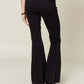 High Waist Distressed Flare Jeans in Black Rear View | Judy Blue Jeans for a Retro-Inspired Look