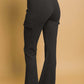 Stylish flared cargo leggings with pockets, perfect for casual outfits and everyday comfort. Ideal for any wardrobe!