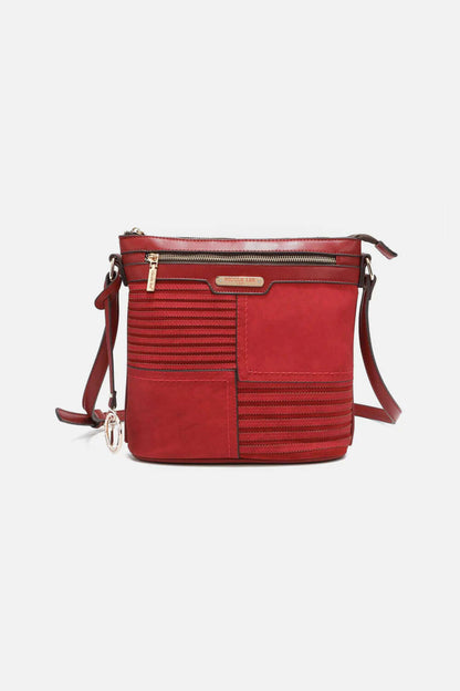 NICOLE LEE USA Scallop Stitched Crossbody Bag at Bella Road