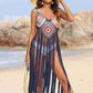 BELLA ROAD Fringe Spaghetti Strap Cover-Up at Bella Road