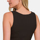 ZENANA Ribbed Cropped Tank at Bella Road