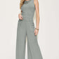 BASIC BAE Full Size Ribbed Tank and Wide Leg Pants Set at Bella Road