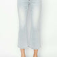 RISEN full size mid rise cropped flare jeans highlighting footwear and featuring retro-inspired design for a chic, modern look