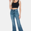 Judy Blue Full Size Tummy Control Cut Hem Flare Jeans - Medium