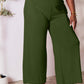 DOUBLE TAKE Full Size Smocked Wide Waistband Wide Leg Pants at Bella Road