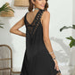 BELLA ROAD Tassel Scoop Neck Wide Strap Cover-Up at Bella Road