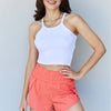 Everyday Staple Soft Modal Short Strap Ribbed Tank Top in  Off White - Off White